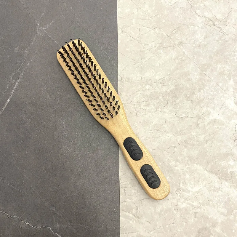 Custom Wooden and Bamboo Detangling Hair Brush