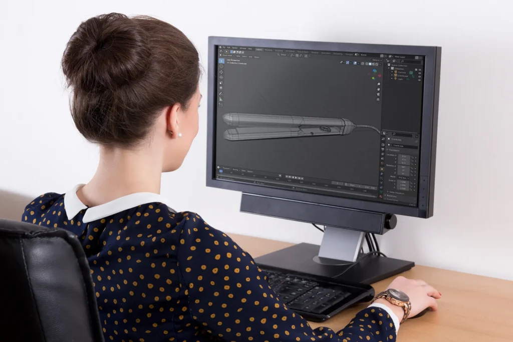 Custom hair straightener sIron Design