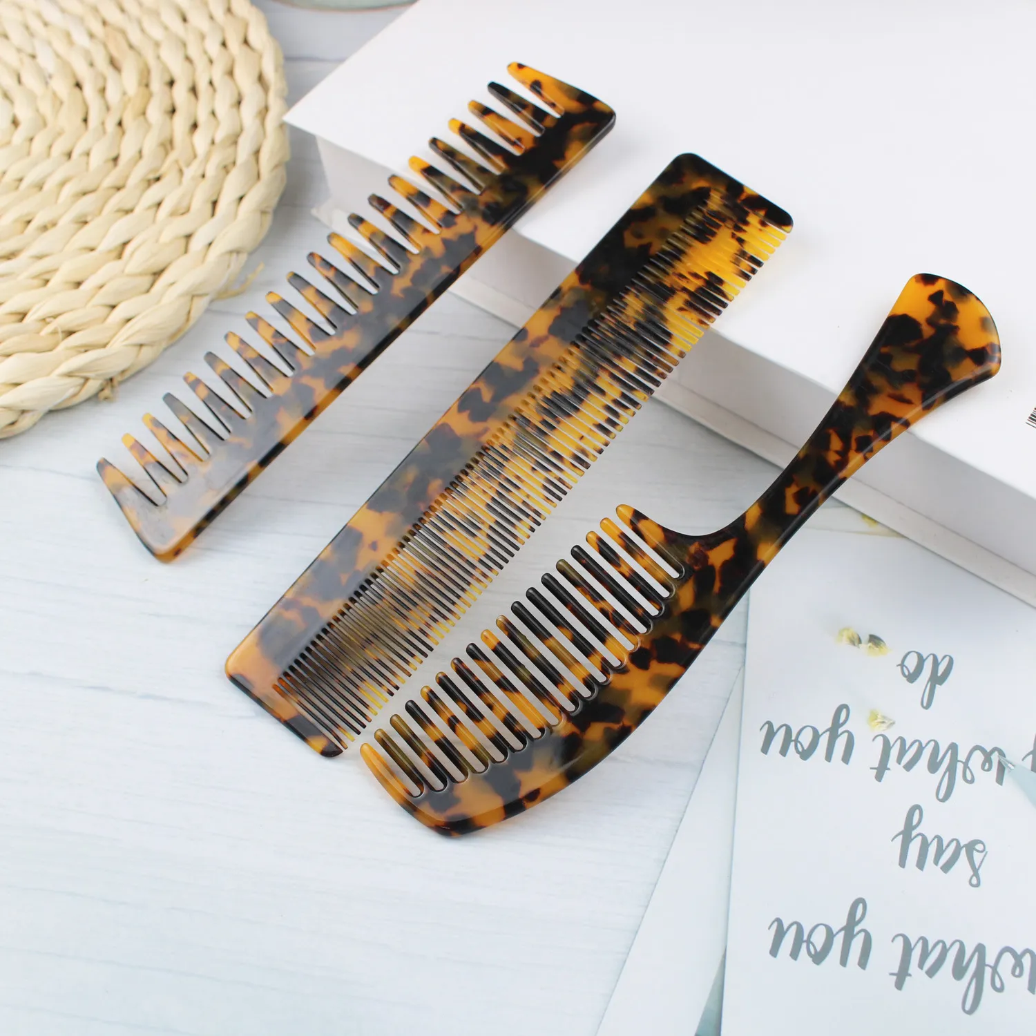 Customized acetate comb series