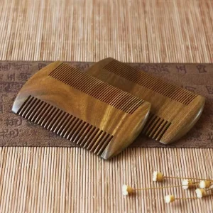 Golden Sandalwood Double Sided Beard Comb
