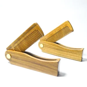 Sandalwood Folding Beard Comb