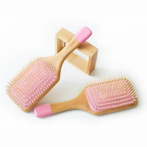 Beech Paddle Hair Brush Wooden comb teeth