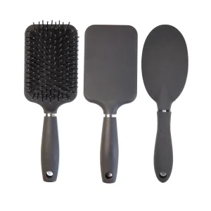 Custom Black Premium Paddle Hair Brush