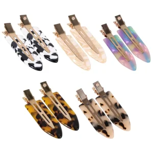 Acetate No Crease Hair Clips Stylish Duckbill Barrettes