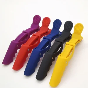 Chic Matte Plastic Crocodile Hair Clips