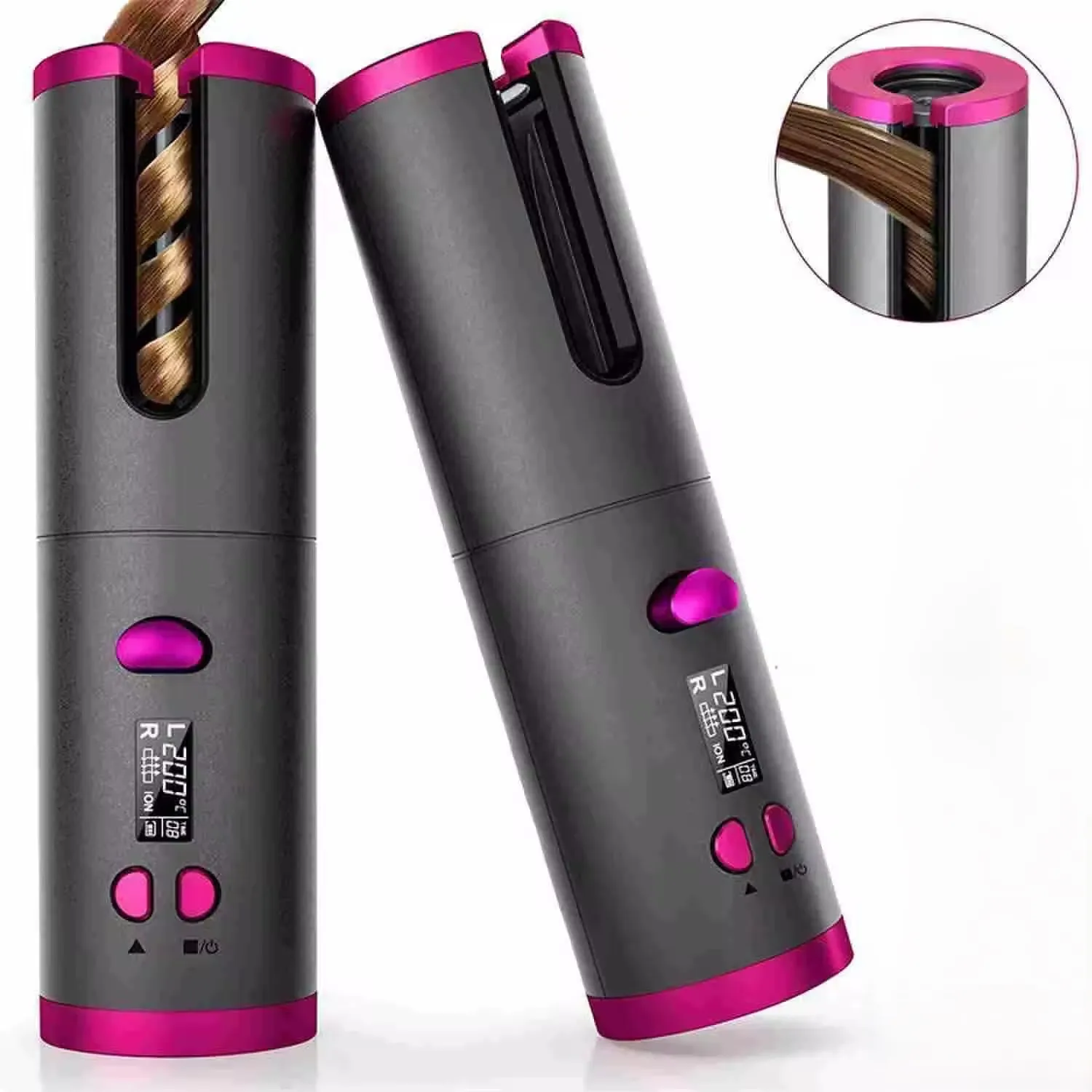 Cordless automatic curler