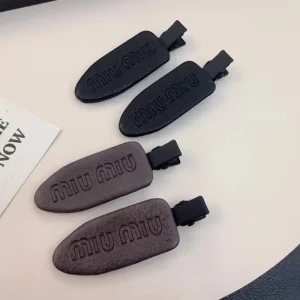 Leather No Crease Hair Clips