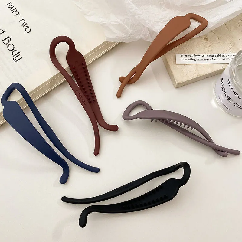 Minimalist Matte Banana Twist Hair Clip