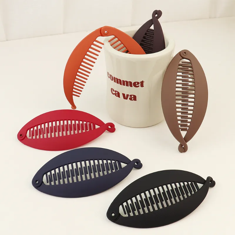 Modern Fish Design Banana Hair Clips