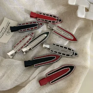 No Crease Duckbill Hair Clips – Sparkly Rhinestone Hair Accessories