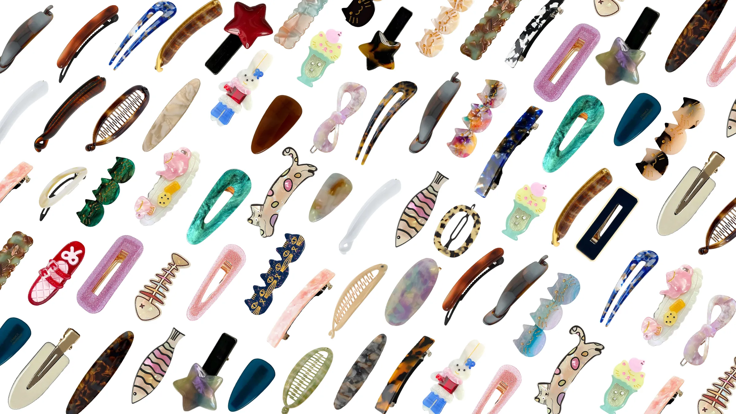 custom acetate hair clip Manufacturer