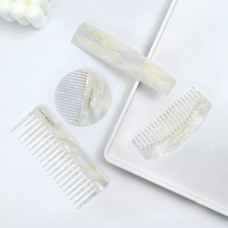 LuxeAcetate Pearlescent MarbleGlow Comb Ensemble
