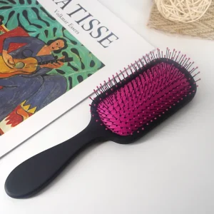 At JunYi Beauty, we’re dedicated to creating hair care tools that reflect your personal style. With the Pristine White Paddle Hair Brush with Electroplated Gold Bristles and Perforated Handle Base, you can customize the bristle finish, handle color, or even engrave the handle to create a one-of-a-kind piece that suits your taste. Whether you prefer the luxurious gold bristles or a different metallic shade, our team is here to bring your vision to life. As a leader in hair care manufacturing, JunYi Beauty combines innovative technology with premium quality, trusted by global brands. Contact us at JunYi Beauty to discuss your needs and discover why customers worldwide choose us for their hair care essentials!