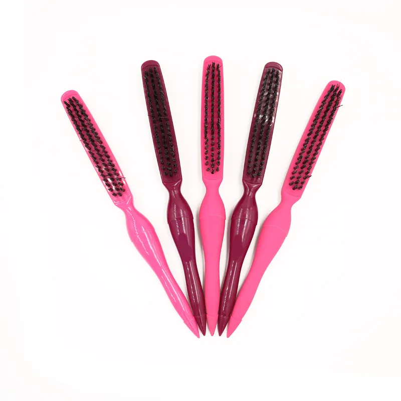 Sleek Nylon and Plastic Detangling Hair Brush