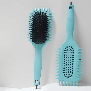 Paddle Hair Brush with Hard Coarse Teeth & Ventilated Cushion