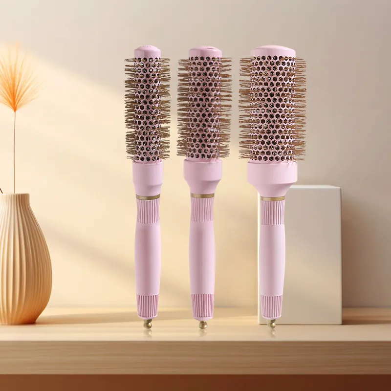 Pink Luxe Ventilated Round Hair Brush