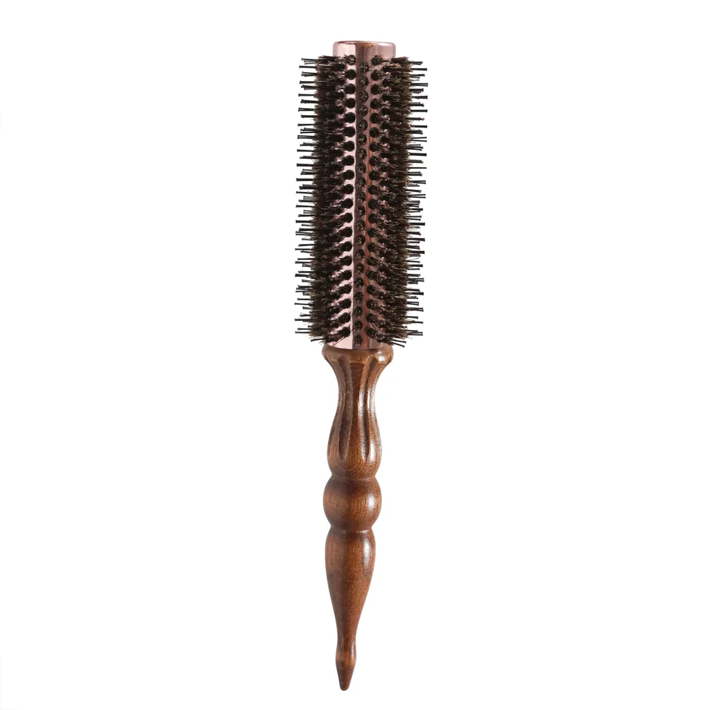 Wooden Sphere Carved Round Hair Brush