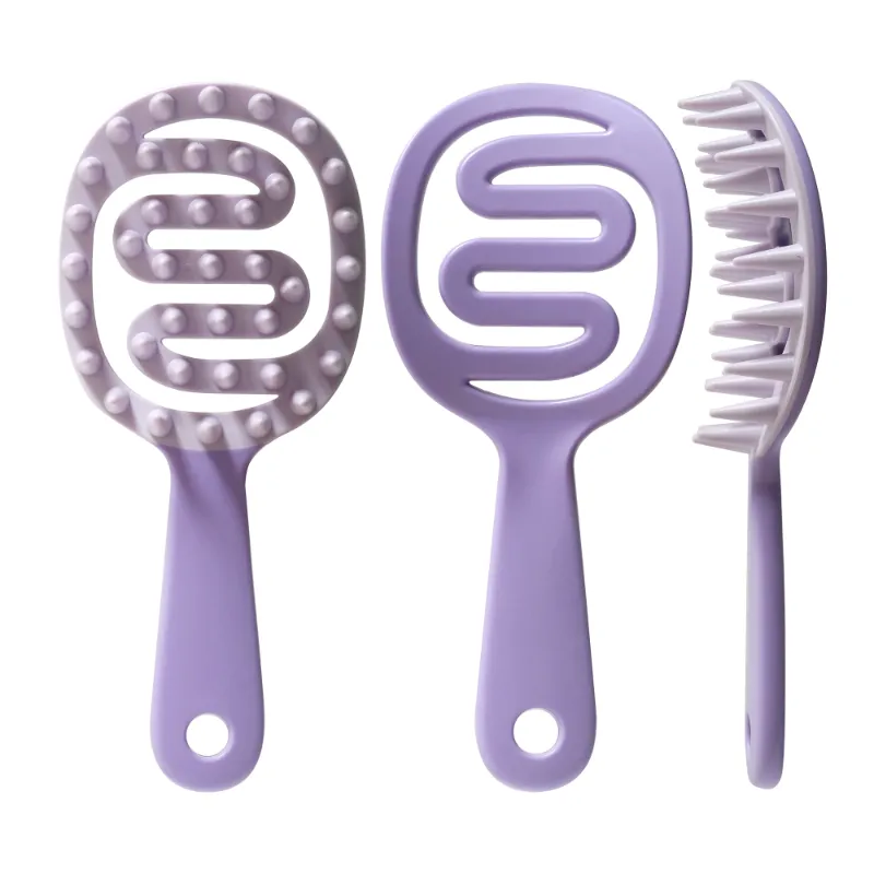 Soothe & Detangle Massage Hair Brush with Hollow Design