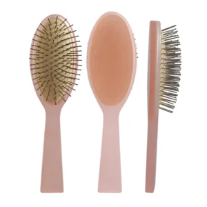 Translucent Pink Jelly Acetate Paddle Hair Brush