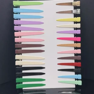 No-Crease Solid Color Hair Sectioning Clips