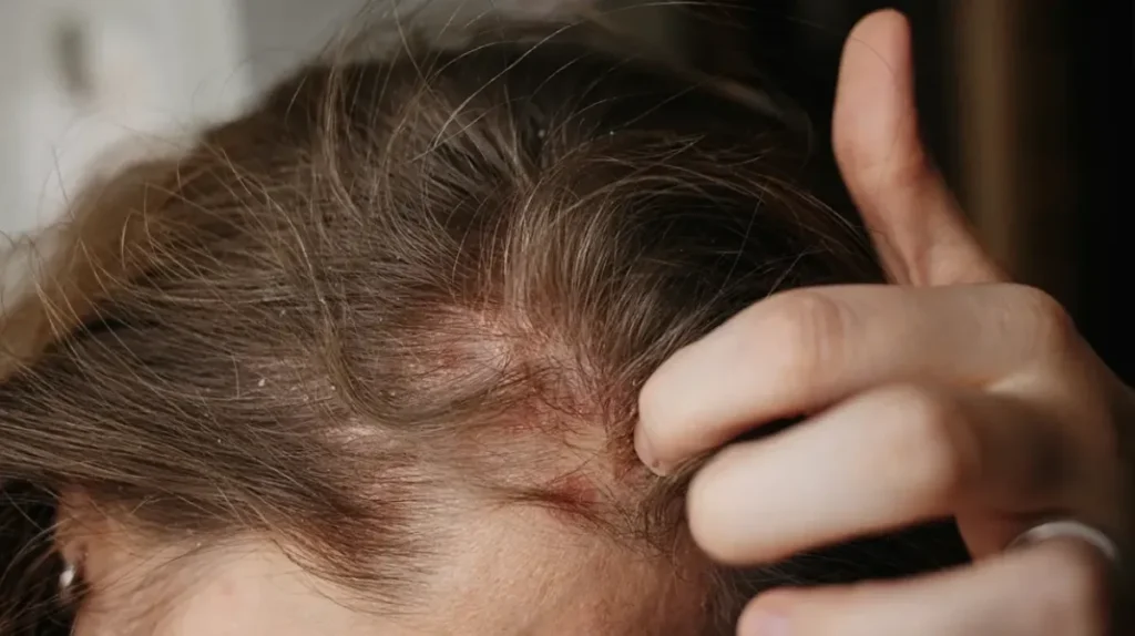Active Scalp Psoriasis or Open Wounds