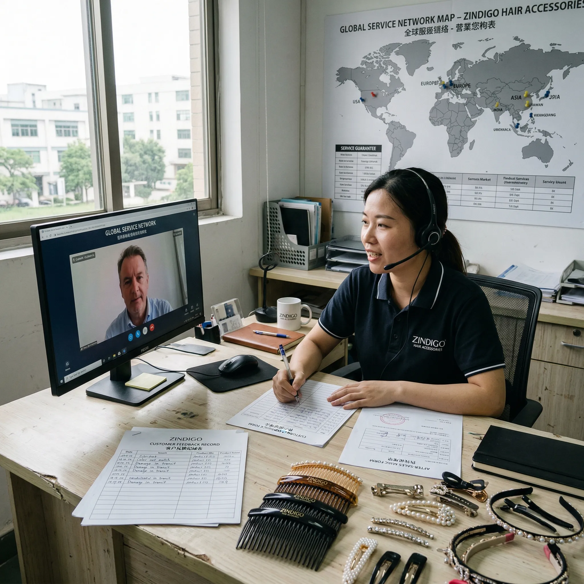 Hair Accessories OEM After-Sales Support — JunYi Beauty