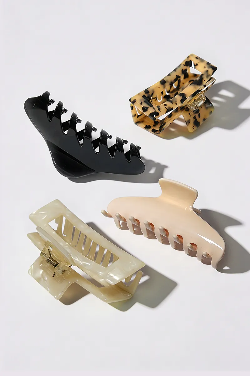 Custom Hair Claw Manufacturer — Acetate & Plastic