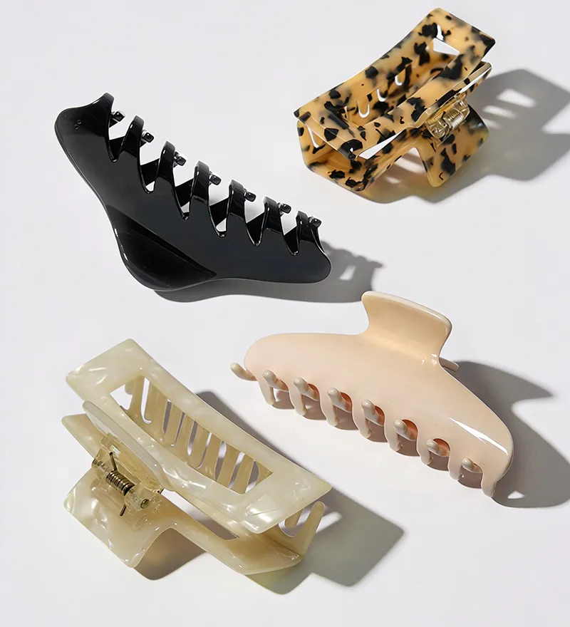 Custom Hair Claw Manufacturer — Acetate & Plastic