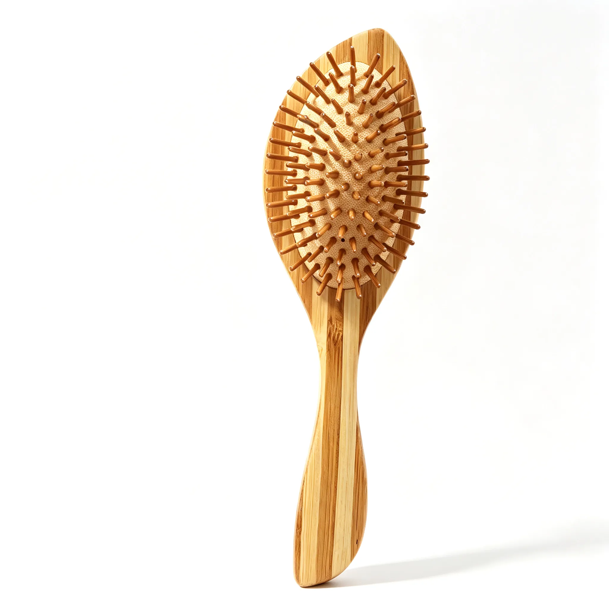 Eco-Friendly Bamboo Cushion Hair Brush with Bamboo Pins